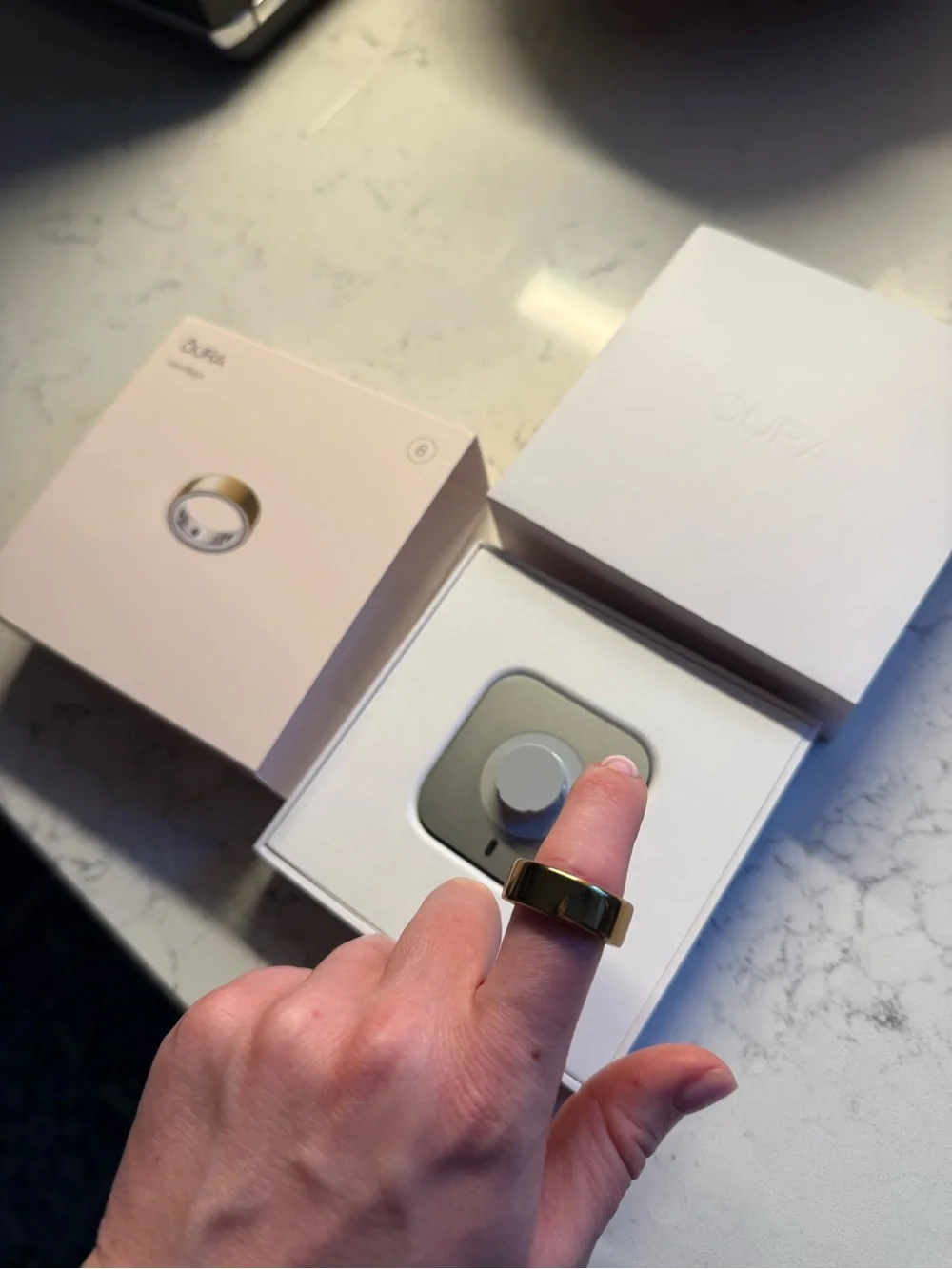 Oura Ring 4 Gold (Size 8) - Brand New in Box